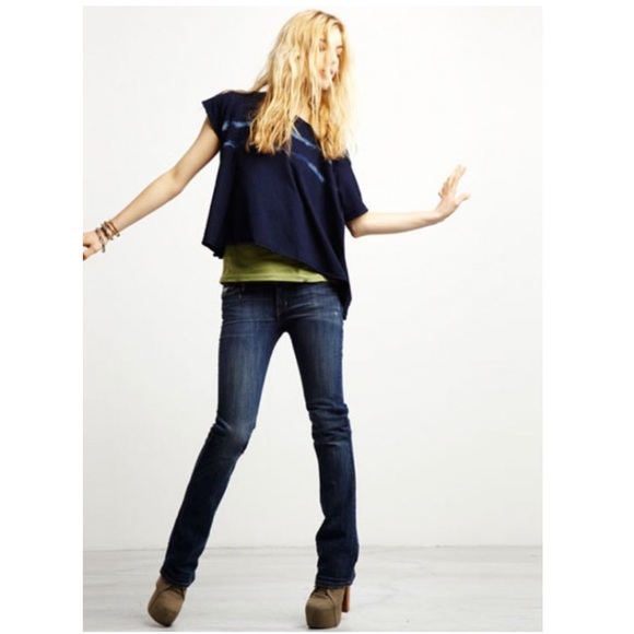 Levi's dark blue wash skinny - Picture 1 of 5